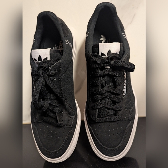 Adidas Continental Vulc Black White Men’s Classic Athletic Shoes Size 7 MSRP $75 - Picture 6 of 11